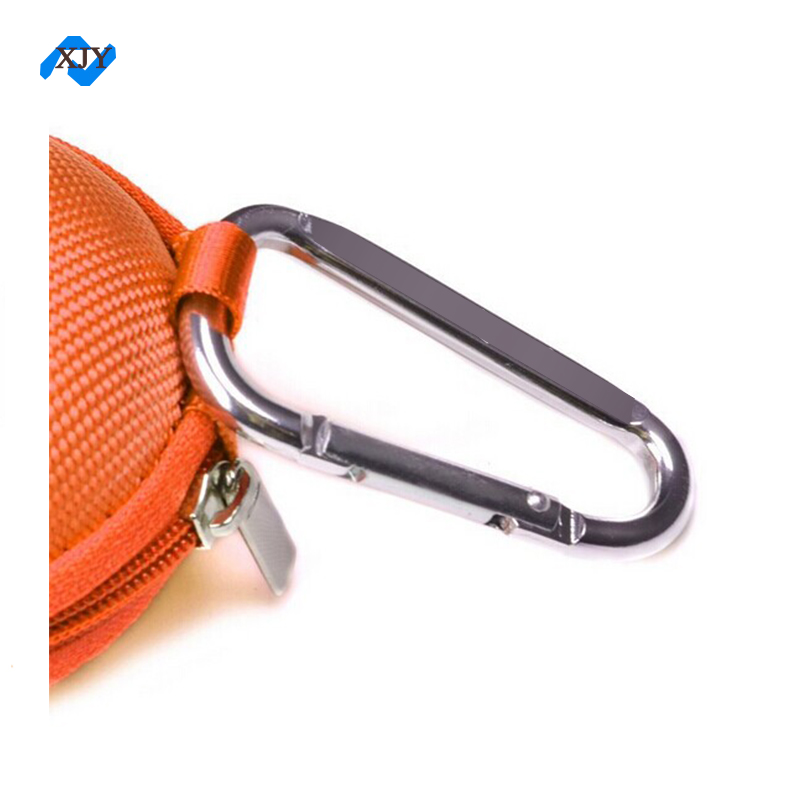 Oem Orders Are Welcome Lightweight Zippered Earphone Eva Small Travel Case With Carabiner